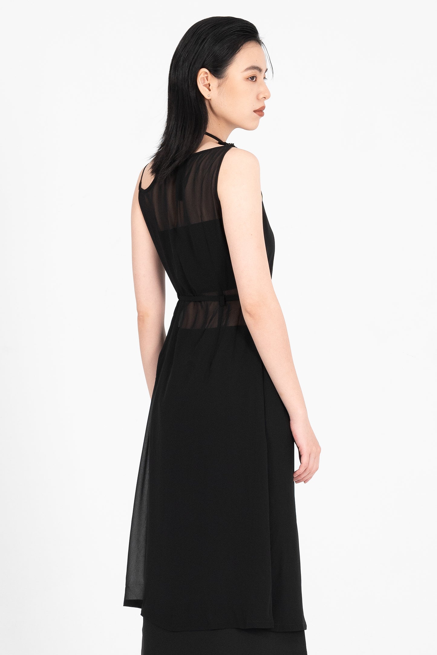 Sheer Midi Dress