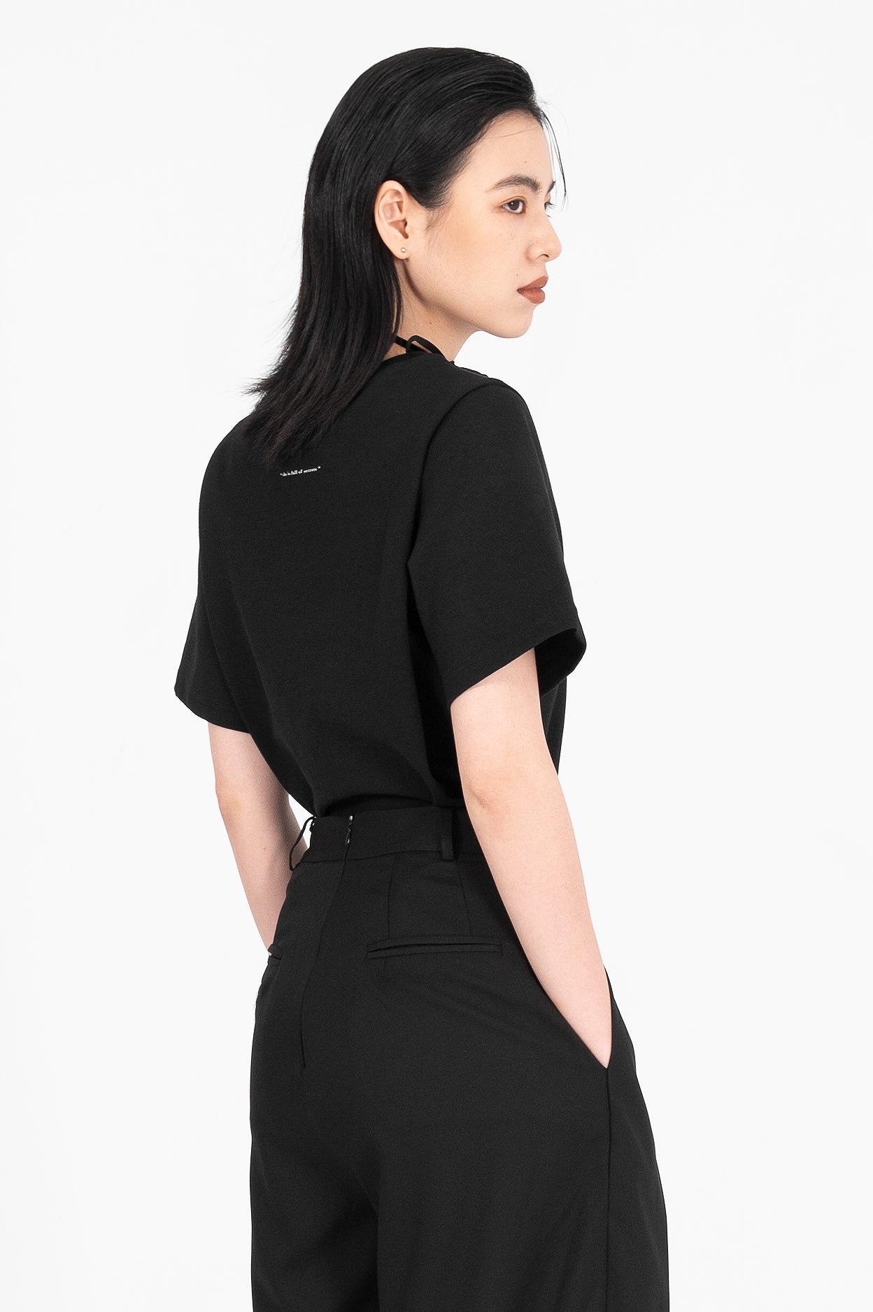 Butterfly Lumen Print T-shirt (Black&White)