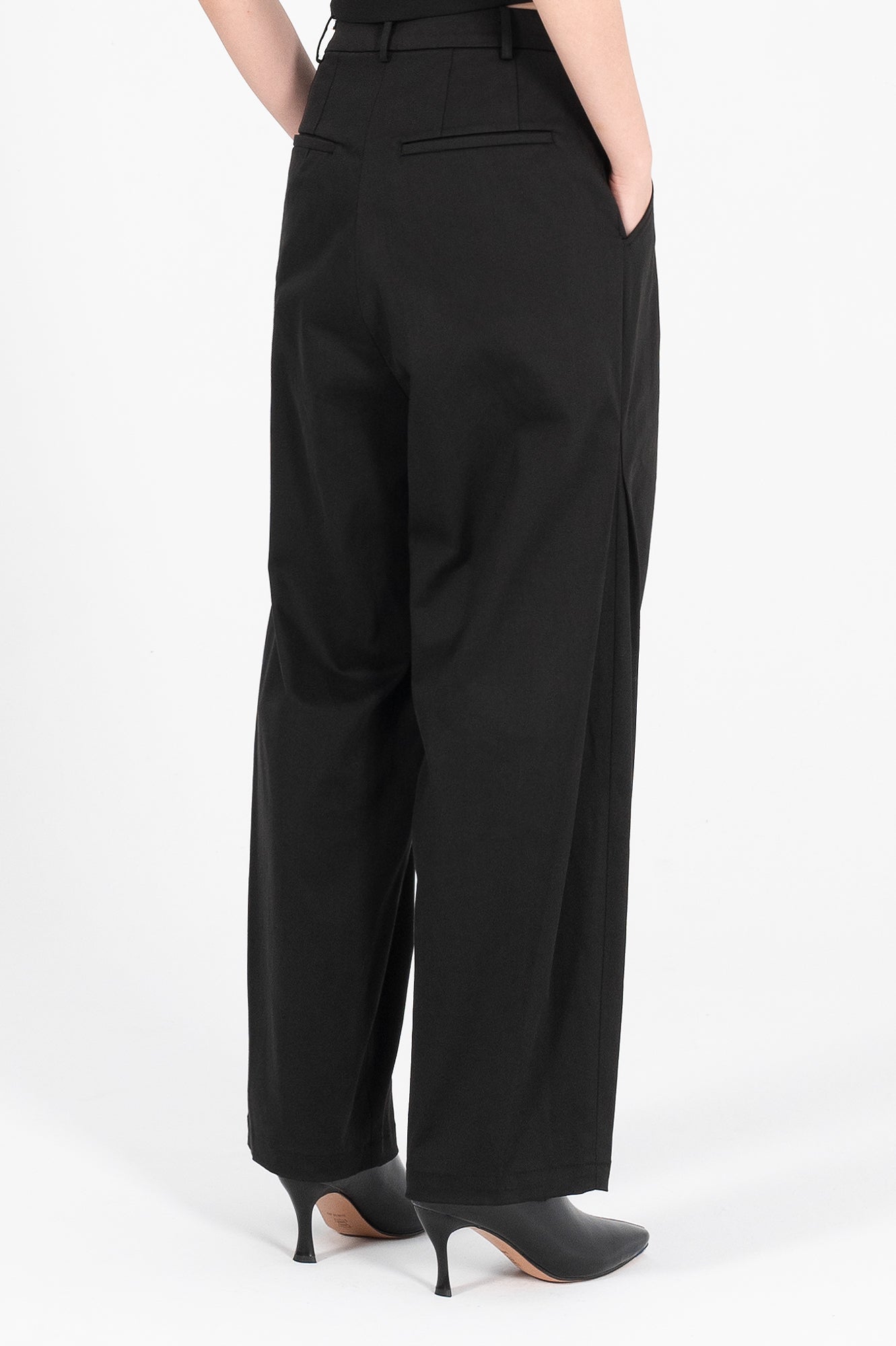 Side Pleat Trousers