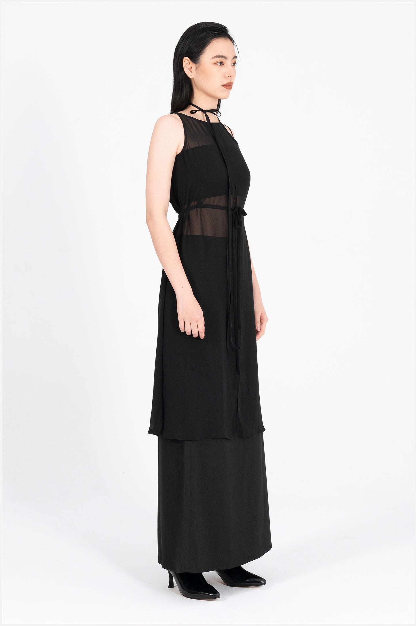 Sheer Midi Dress