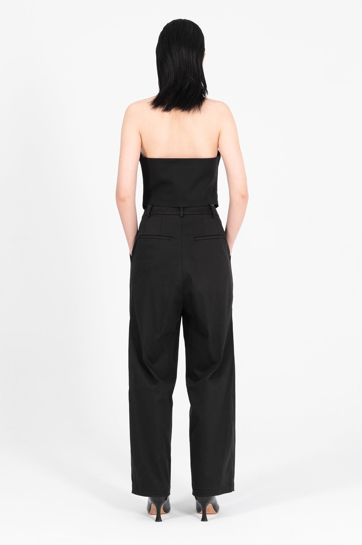Side Pleat Trousers