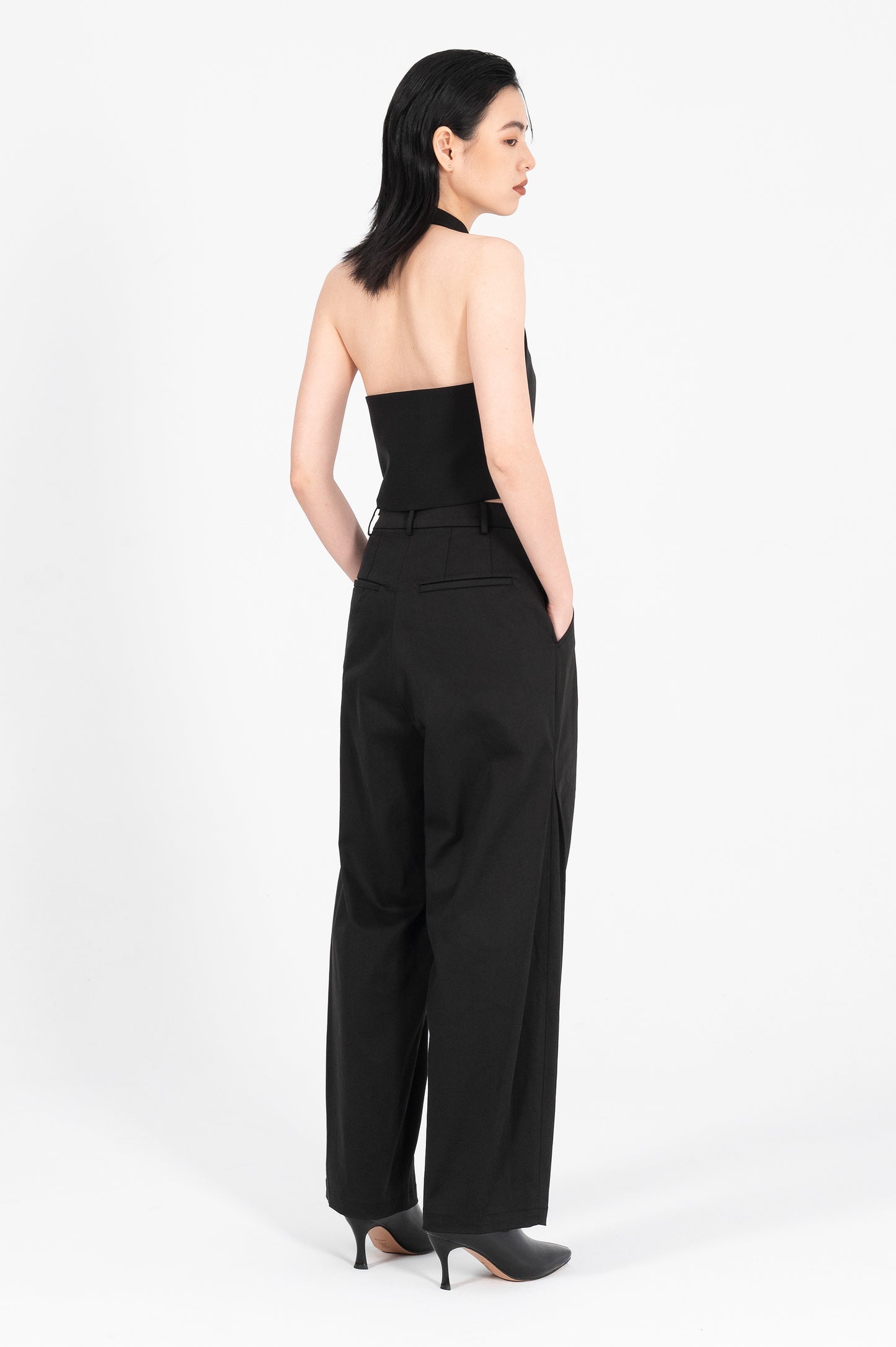 Side Pleat Trousers