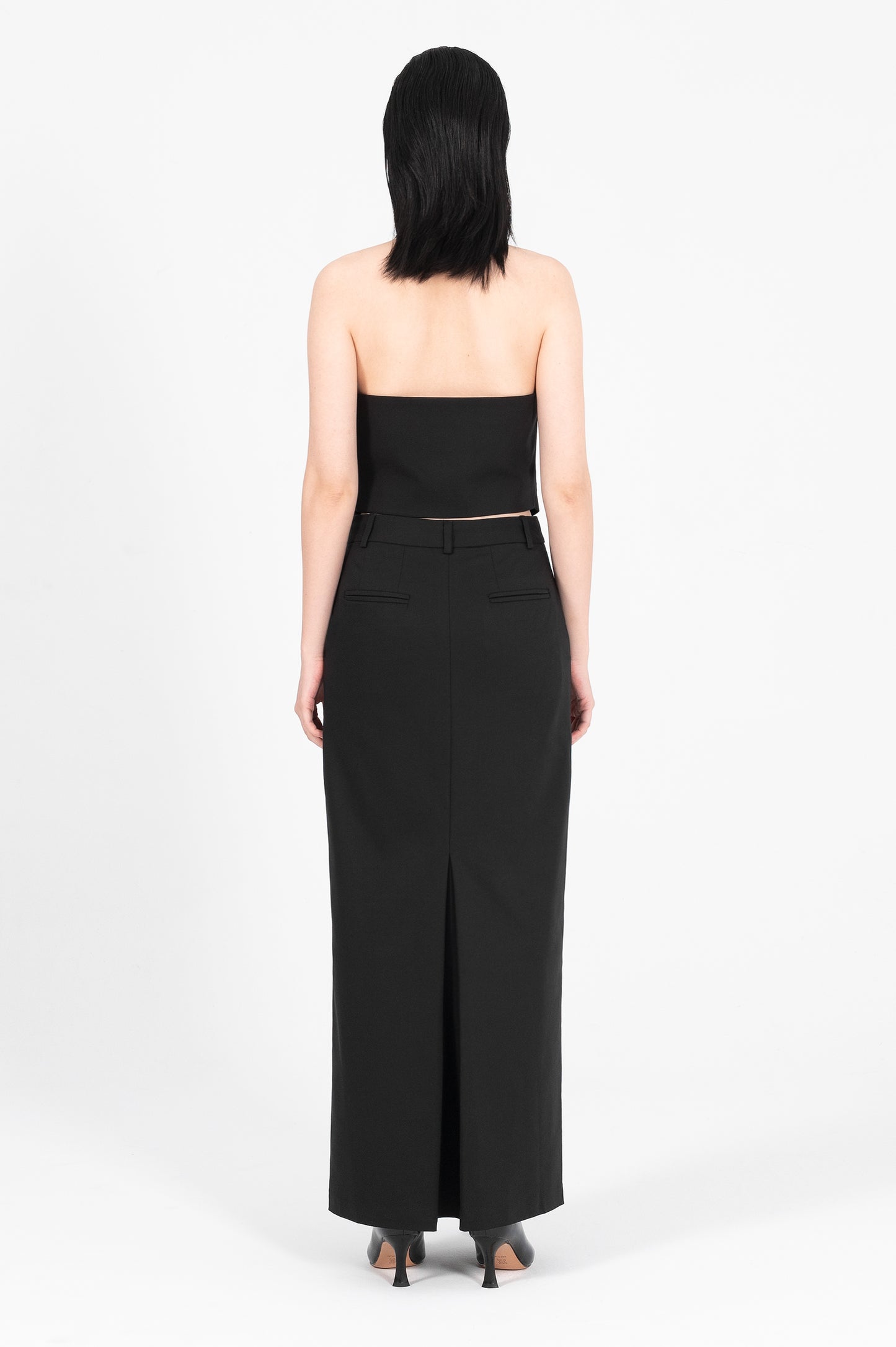 Halter Backless Tailored Vest